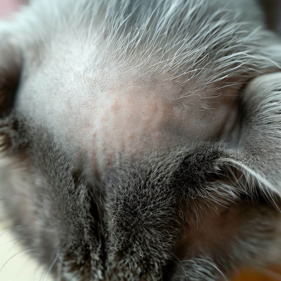 Łysienie plackowate u kota - przyczyny